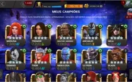 conta marvel torneio de campeoes