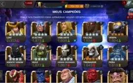 conta marvel torneio de campeoes