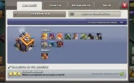 Clash Of Clans CV 13 Semi Full + Royale vinculada + Brawl