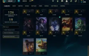 Conta bronze 2 com 42 Champs e 14 Skins (Mais de 50 Jogos)