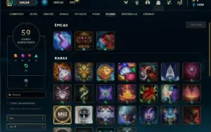Conta bronze 2 com 42 Champs e 14 Skins (Mais de 50 Jogos)