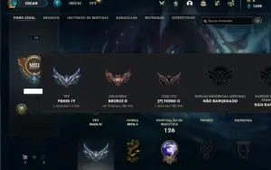 Conta bronze 2 com 42 Champs e 14 Skins (Mais de 50 Jogos)