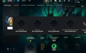 Unranked com 110 Champs e 45 Skins ( MID / SUP )