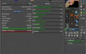 Tibia Elder Druid Ed 360 + Royal Paladin Rp 227 (open Pvp)