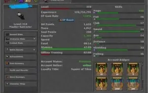 MS 315+ Non PVP - Acc com makers em varios servidores