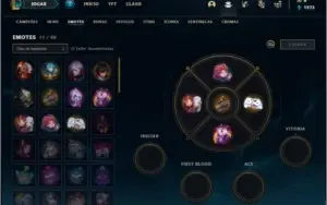 Conta ouro 4 com com 5 skins e 24 champs