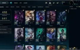 Conta platina 3, muitas skins