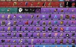 conta fortnite com salve fundador e 152 skins.