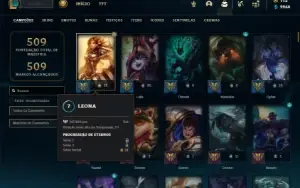 Platina 3 com TODOS os champs e 123 Skins ( MAIN SUP )
