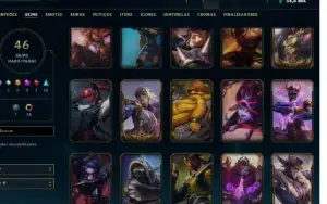 Vendo Conta Viego Skin Exaltada E Skins Prestigio Zed/Sett/K