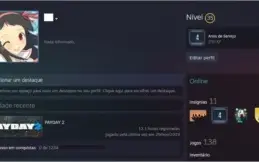 Conta Steam /Nível 35 /4 Anos/100+ Jogos/Sem VAC/Trade Ban