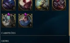 Conta lol Ouro 4 | 11 skins | honra 2 | M7 250k de riven