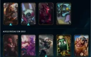 Conta lol Ouro 4 | 11 skins | honra 2 | M7 250k de riven