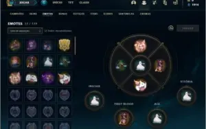 Conta prata 4 com 10 skins e 20 champs