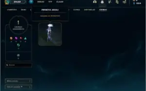Conta prata 4 com 10 skins e 20 champs