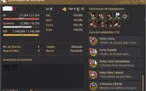 BDO Striker 61 / Hasha 62 - Barraca - Corcel - Fada Perfeita