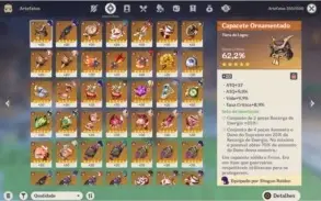 Conta com 10x5* + 4x5* armas, alloy e constelações 5*