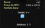 Conta PXG nível 200