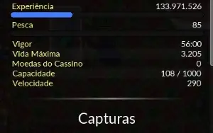 Conta PXG nível 200
