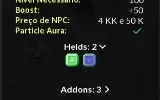 Conta PXG nível 200