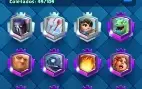 Clash Royale +6 anos, 90% Full, +7500 troféus, nível maximo