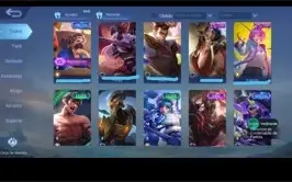 Conta mobile legends 98 heróis 157 uma medalha de mit skins