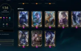 Conta League Of Legends 3 ultimates 8 Prestigios