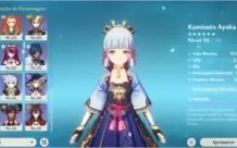 Genshin impact Ganyu + Amos e Ayaka + Cortadora da Neblina R