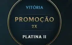 Conta platina 2 - pulando divisões(MMR D3)