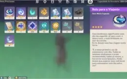 CONTA GENSHIN AR 38 DILUC/ZHONGLI/VENTI E LANÇA XIAO 5*
