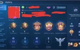 CONTA MITICO 41 SKINS (STAR E DE SEASON) TOP SC DE WAN