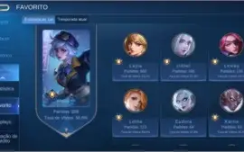 CONTA MITICO 41 SKINS (STAR E DE SEASON) TOP SC DE WAN