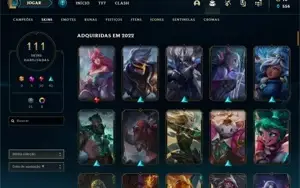 Conta de lol d1 main top