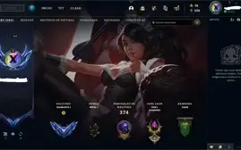 Conta de lol d1 main top