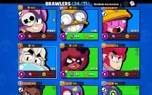 Conta 24 Brawlers com domínio e acessorio | emoje raro | 3.5