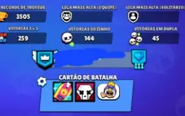 Conta 24 Brawlers com domínio e acessorio | emoje raro | 3.5