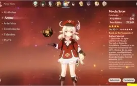 AR 55 Xiao + Lança de jade - Zhongli - Klee c1 - Mona c1