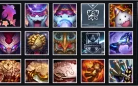 Conta OURO V (Ótimo MMR) com 3 skins (Kayle Asas Etéreas)