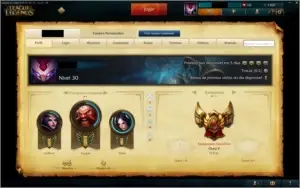 Conta OURO V (Ótimo MMR) com 3 skins (Kayle Asas Etéreas)