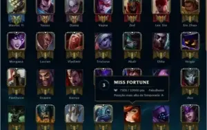 Conta para smurfar com muita skin boa