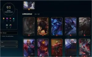 Conta Lol platina 3