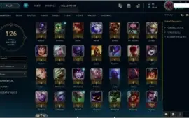 Conta Lol - Diamante 5 - 29 Champs - MMR Bom