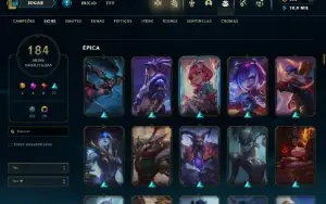 Fullacesso - Conta De 2017 - 184 Skins - Level 337 - 153 Cam