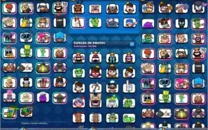 CLASH ROYALE NÍVEL 13 COM 72 CARTAS FULL 15 SKINS 70 EMOTES
