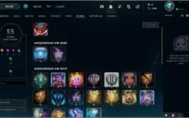 CONTA LVL 40 SMURF-OURO 2 SEASON PASSADA -27 CHAMPS-13 SKINS
