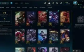 CONTA LVL 40 SMURF-OURO 2 SEASON PASSADA -27 CHAMPS-13 SKINS