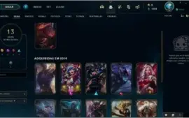 CONTA LVL 40 SMURF-OURO 2 SEASON PASSADA -27 CHAMPS-13 SKINS
