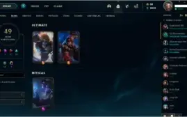 Conta de lol diamante 4 com 54% win rat mmr de d3
