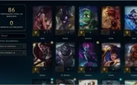 Conta de lol no platina
