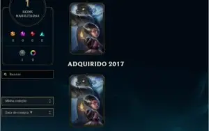 Conta League of Legends lv 33